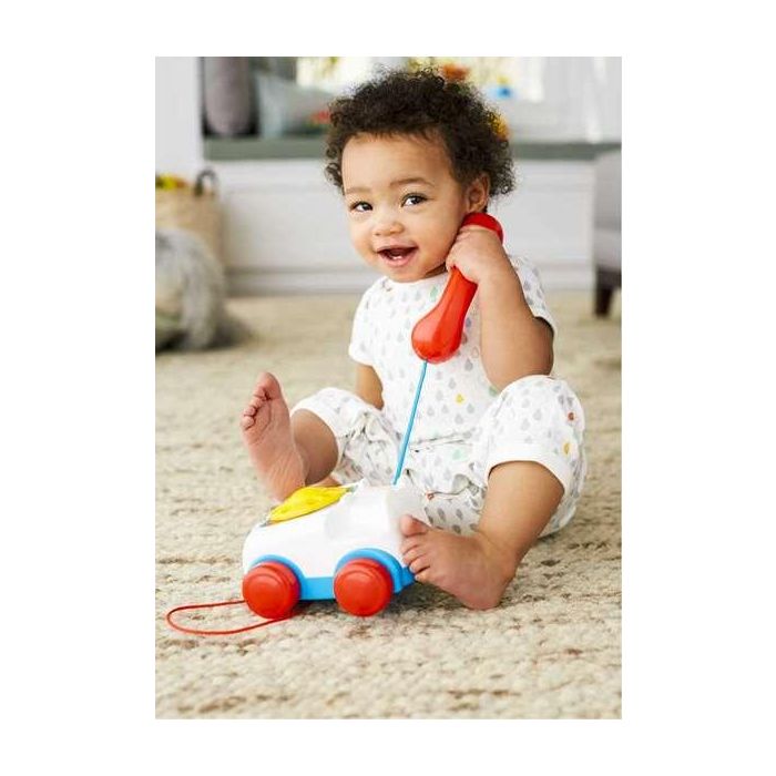 Fisher Price Teléfono Carita Divertida Juguete para Arrastre Niños 18 Meses 7