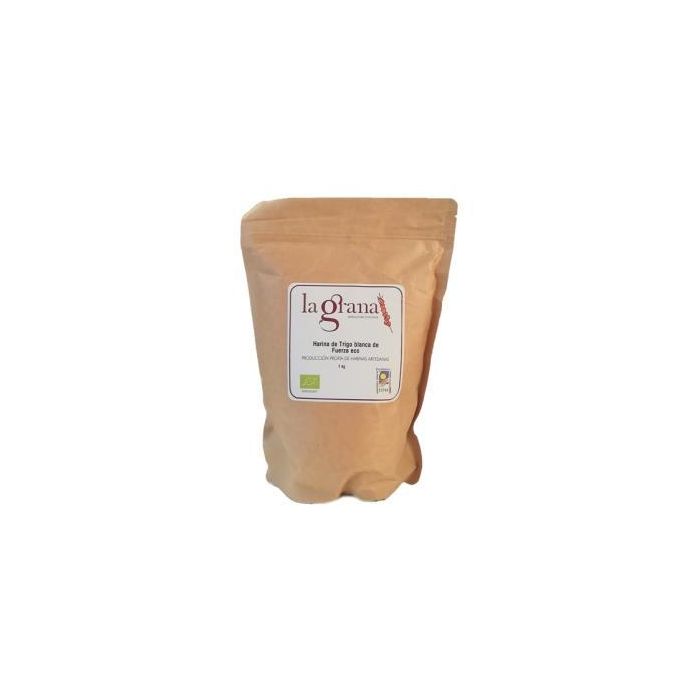 Harina De Fuerza De Trigo Blanca 1Kg. Eco Harina De Fuerza De Trigo Blanca 1Kg. Eco