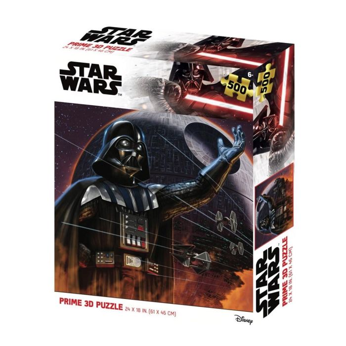 Prime 3D Puzle Lenticular 3D Star Wars Darth Vader y la Estrella de la Muerte 500 Piezas 0 Prime 3D Puzle Lenticular 3D Star Wars Darth Vader y la Estrella de la Muerte 500 Piezas 0