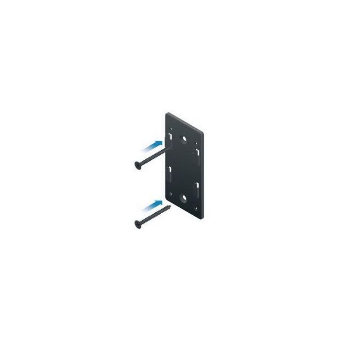 Ubiquiti POE-WM Accesorio de Montaje y Soporte Negro. Diseñado para POE-24-12W y POE-24-12W-G.