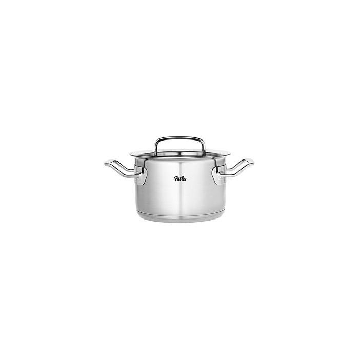 Fissler Profi Collection Cacerola 16 cm 2,1 L Acero Inoxidable con Tapa - 084-128-16-000 - Apta para Inducción, Gas y Lavavajillas