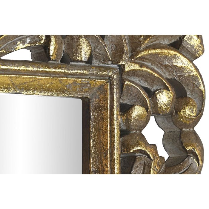 DKD Home Decor Espejo Chic Dorado 180 x 60 cm de Mango y Cristal 2