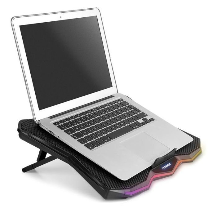 Nox NXHUMMERPROSTAND Soporte Refrigerante Hummer PRO Stand para Portátiles 17.3", RGB, Ventilador 170mm, 7 Posiciones, 2 USB 4 Nox NXHUMMERPROSTAND Soporte Refrigerante Hummer PRO Stand para Portátiles 17.3", RGB, Ventilador 170mm, 7 Posiciones, 2 USB 4