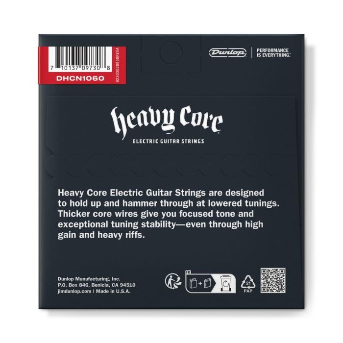 Juego Eléctrica Nickel Heavy Core 10-60 2 Juego Eléctrica Nickel Heavy Core 10-60 2