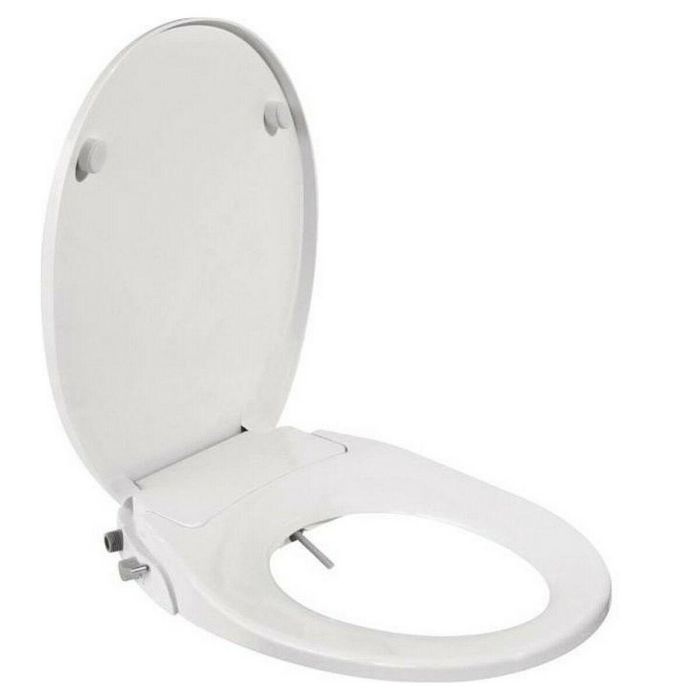 Gelco Clenea Asiento de inodoro japonés con lavado, duchas delantera y trasera, suave descenso, extraplano - Blanco 0 Gelco Clenea Asiento de inodoro japonés con lavado, duchas delantera y trasera, suave descenso, extraplano - Blanco 0