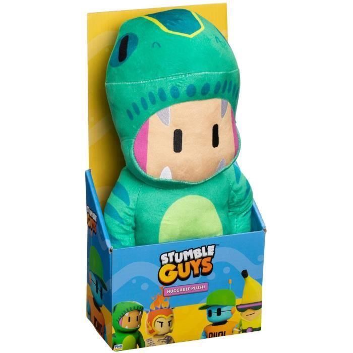 Bandai BAN3701405828448 Peluche grande Stumble Guys T Rex Guy 30 cm Bandai BAN3701405828448 Peluche grande Stumble Guys T Rex Guy 30 cm