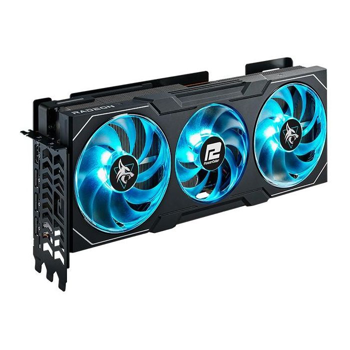 PowerColor RX 7900 XTX 24G-L/OC Radeon Hellhound OC 24GB GDDR6 Triple Ventilador PCI Express 4.0 Gaming 2