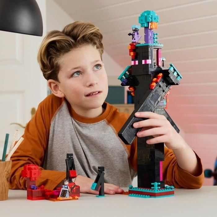 LEGO Minecraft 21279 Torre del Enderman - Set de construcción para niños de 9 años en adelante 4 LEGO Minecraft 21279 Torre del Enderman - Set de construcción para niños de 9 años en adelante 4