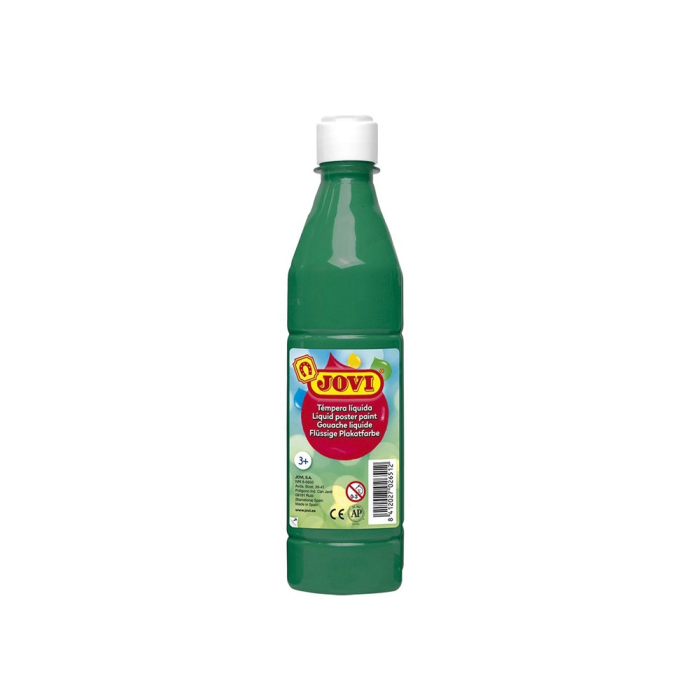 Jovi Tempera Líquida Escolar 500 ml Verde Oscuro 1