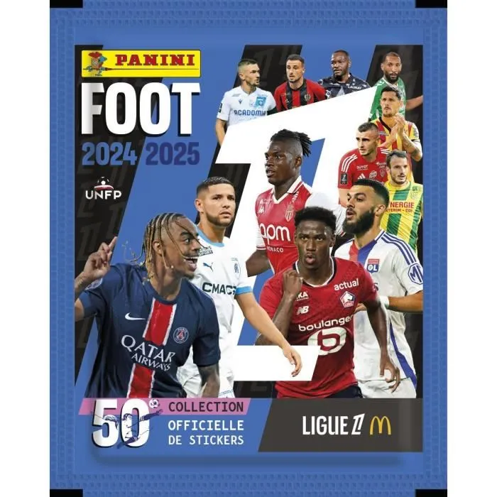 Panini Caja Metálica Fútbol Ligue 1 2024-2025 McDonald's 12 Bolsillos 84 Cromos PAN8051708022469 1
