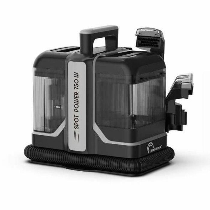 Little Balance LIT3760240788072 Quitamanchas Potente 750 15000 Pa Depósito 1,6 L con Muestra de Limpiador Negro