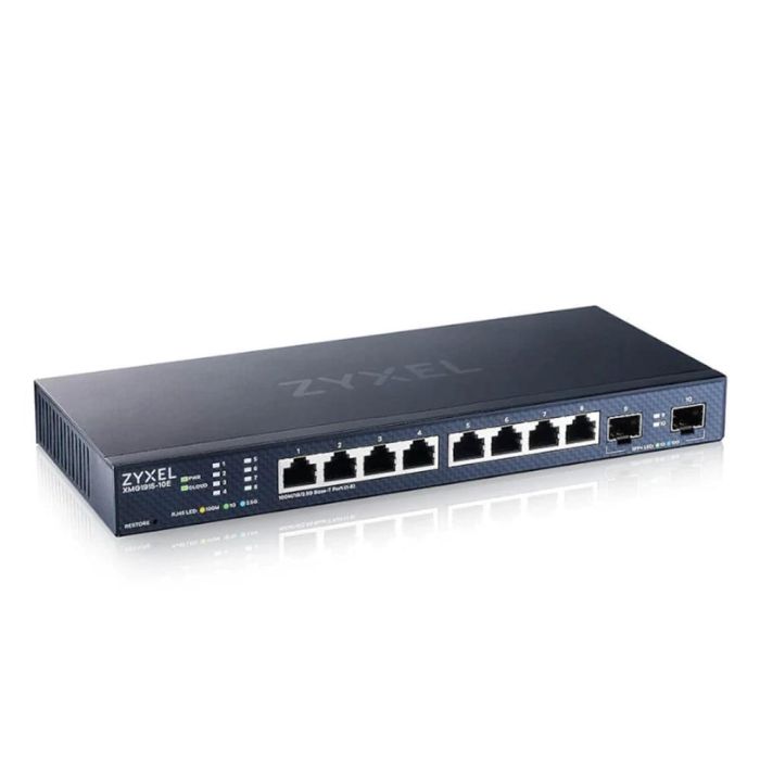 Zyxel XMG1915-10E Switch Gestionado L2 2.5G Ethernet 8 Puertos (100/1000/2500) QoS Soporte 80 Gbit/s 1 Zyxel XMG1915-10E Switch Gestionado L2 2.5G Ethernet 8 Puertos (100/1000/2500) QoS Soporte 80 Gbit/s 1