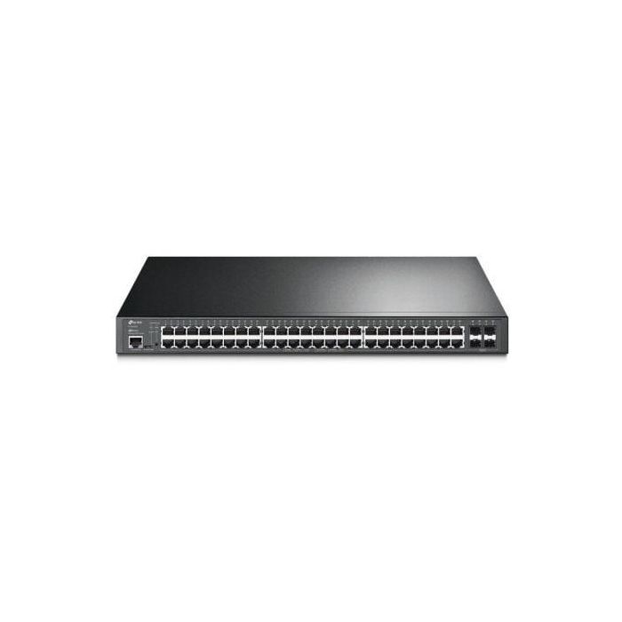 TP-LINK Switch gestionable L2+ JetStream ? de 52 puertos Gigabit con 48 puertos PoE+ TP-LINK Switch gestionable L2+ JetStream ? de 52 puertos Gigabit con 48 puertos PoE+