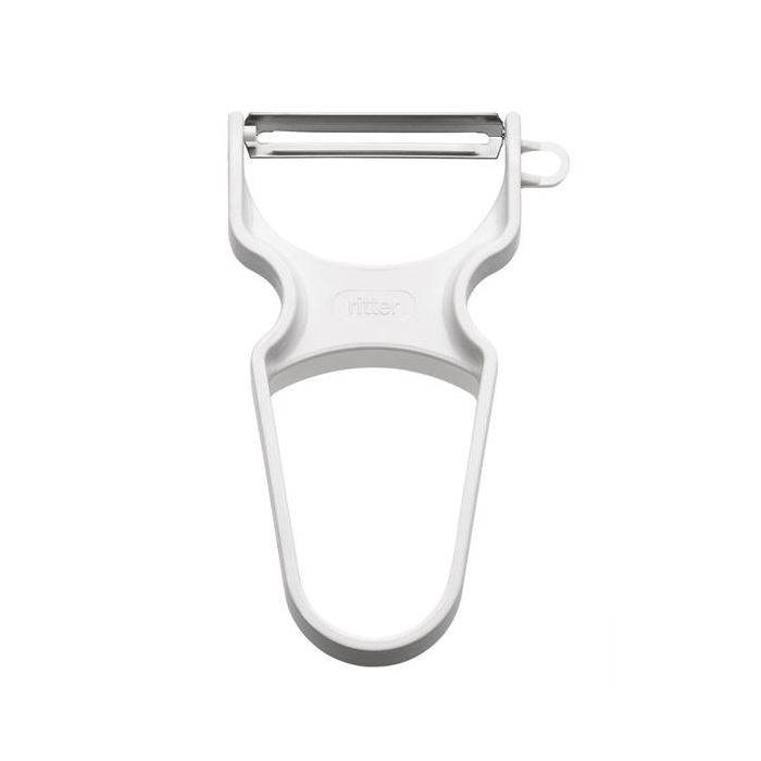 Ritter Pelador de Frutas y Verduras con Cuchillas de Acero Inoxidable Móviles, Ambidextro, Ideal para Uso Diario 0 Ritter Pelador de Frutas y Verduras con Cuchillas de Acero Inoxidable Móviles, Ambidextro, Ideal para Uso Diario 0