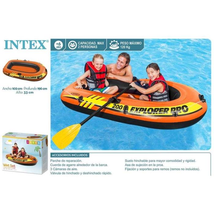 Barca hinchable explorer pro 200 196x102x33 cm (+ 6 años) 4 Barca hinchable explorer pro 200 196x102x33 cm (+ 6 años) 4