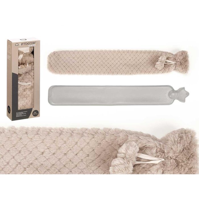 Bolsa Agua Larga 2L Funda Pelo Beis Giftdecor 14X75CM (6 Unidades) Bolsa Agua Larga 2L Funda Pelo Beis Giftdecor 14X75CM (6 Unidades)