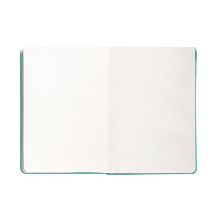 Cuaderno Con Gomilla Antartik Notes Tapa Dura A4 Hojas Lisas Rosa Y Turquesa 100 Hojas 80 gr Fsc 7