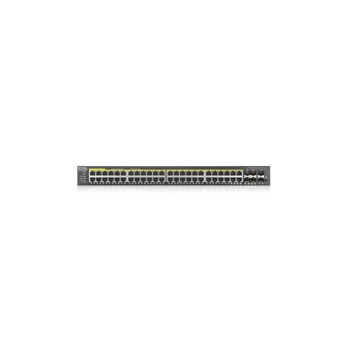 Zyxel GS2220-50HP-EU0101F switch Gestionado L2 Gigabit Ethernet (10/100/1000) Energía sobre Ethernet (PoE) Negro 1 Zyxel GS2220-50HP-EU0101F switch Gestionado L2 Gigabit Ethernet (10/100/1000) Energía sobre Ethernet (PoE) Negro 1