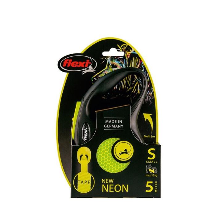 Correa para Perro Flexi NEW CLASSIC NEON 5 m Talla S 1