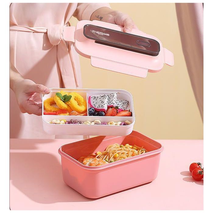 Inde Fiambrera Porta Alimentos Rectangular 1500 ml 21.1x13.8x10 cm Thermosport (12 Unidades) 5