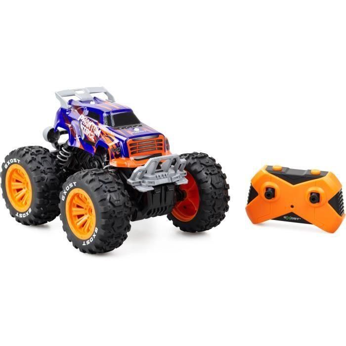 Coche teledirigido - EXOST - Phantom Force 1:16 - 10 km/h - 28 -5 cm - morado y naranja - 5 años 1 Coche teledirigido - EXOST - Phantom Force 1:16 - 10 km/h - 28 -5 cm - morado y naranja - 5 años 1