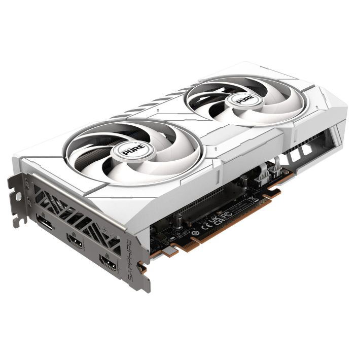 Sapphire RX 9060 XT 16GB GDDR6 Pure OC White Tarjeta Gráfica 1