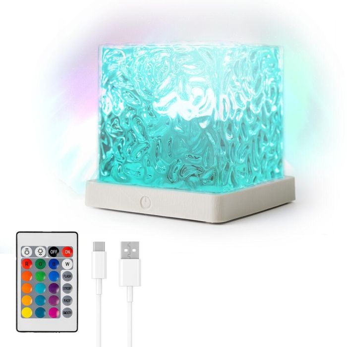 Proyector LED de Auroras Boreales Recargable Boralamp InnovaGoods 3 Proyector LED de Auroras Boreales Recargable Boralamp InnovaGoods 3