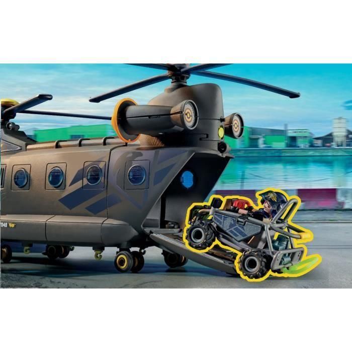 Playmobil 71149 Helicóptero de Rescate Fuerzas Especiales con Cabrestante, Módulo Luz y Sonido y Espacio para Figuras 4 Playmobil 71149 Helicóptero de Rescate Fuerzas Especiales con Cabrestante, Módulo Luz y Sonido y Espacio para Figuras 4