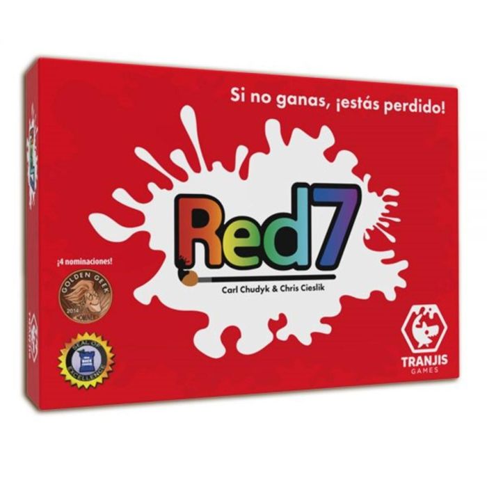 Tranjis games sl Juego Mesa Red7 - Juego de Cartas Estratégico con 7 Números, 7 Colores y 7 Reglas Tranjis games sl Juego Mesa Red7 - Juego de Cartas Estratégico con 7 Números, 7 Colores y 7 Reglas