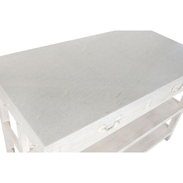 Mueble Auxiliar Home ESPRIT Blanco 147 x 77 x 92 cm 7