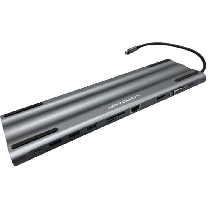 LC-Power LC-HUB-C-MULTI-8 USB-C auf 3xUSB-A/2xUSB-C/HDMI/VGA/MicroSD/SD/RJ45/Audio 5 LC-Power LC-HUB-C-MULTI-8 USB-C auf 3xUSB-A/2xUSB-C/HDMI/VGA/MicroSD/SD/RJ45/Audio 5