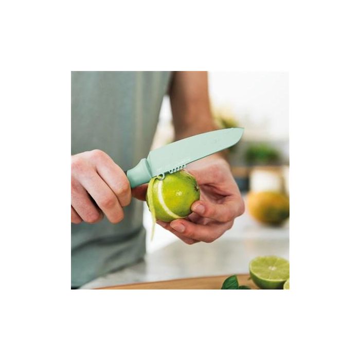 Berghoff 3950107 Cuchillo Verduras Con Pelador Verde 11 cm Antiadherente Mango Contorneado Funda Protectora 1 Berghoff 3950107 Cuchillo Verduras Con Pelador Verde 11 cm Antiadherente Mango Contorneado Funda Protectora 1