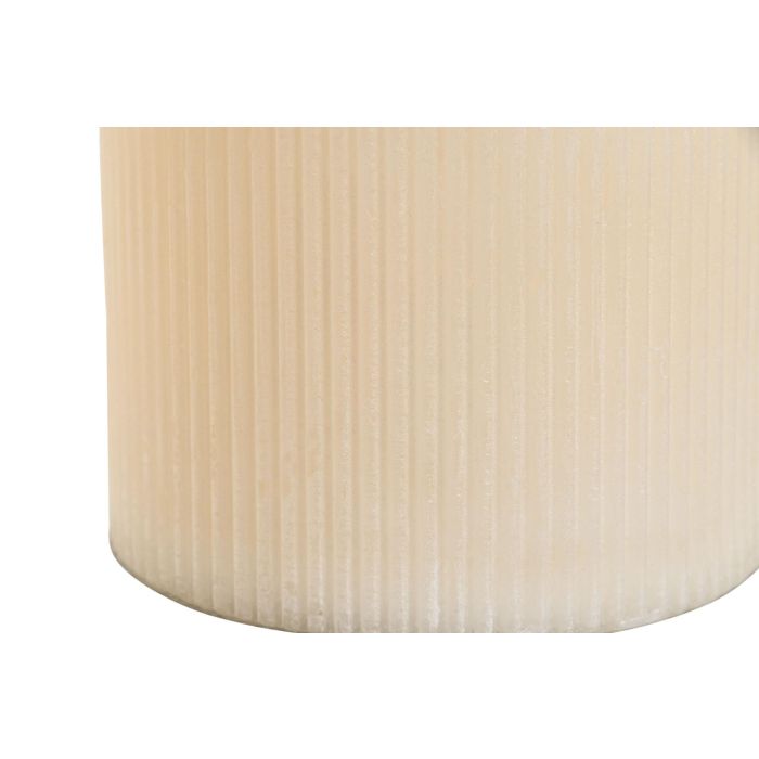 DKD Home Decor Vela Decorativa de Cera Crema Basicos 10x10x10 cm, 6 Unidades, 650g, Duración 85 horas 3