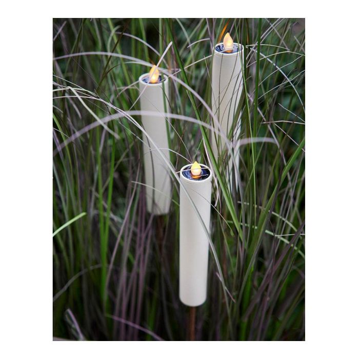 Lumineo Vela Solar Efecto Llama Ø4 x 90 cm 1