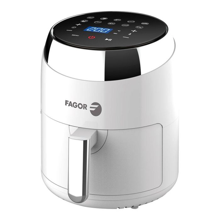 Fagor Freidora de aire Naturfry FGE501D 1400W 3.5L, pantalla LED táctil, 10 programas, protección sobrecalentamiento, 25.5x32x30.5cm 2 Fagor Freidora de aire Naturfry FGE501D 1400W 3.5L, pantalla LED táctil, 10 programas, protección sobrecalentamiento, 25.5x32x30.5cm 2