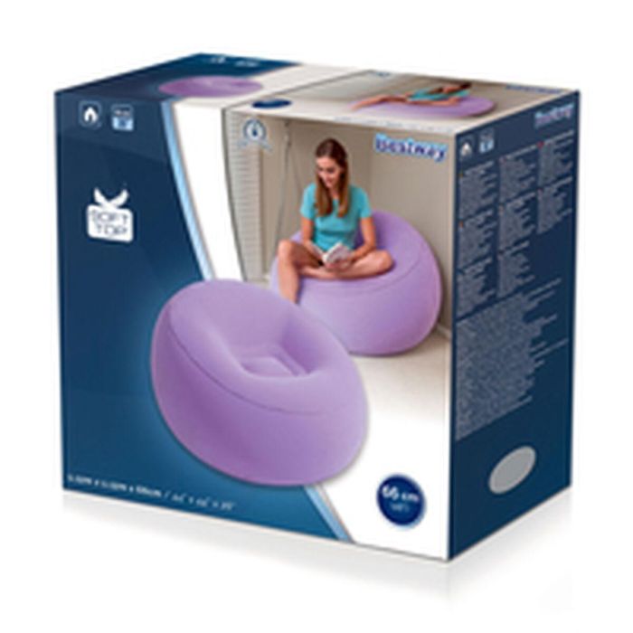 Bestway Sillon Hinchable Gigante Fashion Color Surtido 112x112x66 cm Interior 75052 14 Bestway Sillon Hinchable Gigante Fashion Color Surtido 112x112x66 cm Interior 75052 14