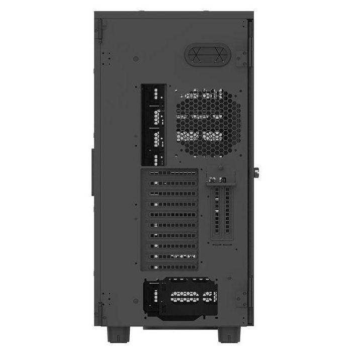 Thermaltake AX700 TG Torre PC Negra, Soporte Múltiples Ventiladores 120/140mm y Bahías HDD 2.5/3.5/5.25" 5