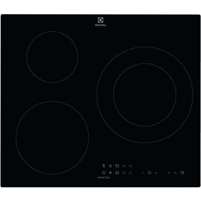 Placa de inducción - ELECTROLUX - 3 fuegos - 60 cm - CIT60331CK - Negro