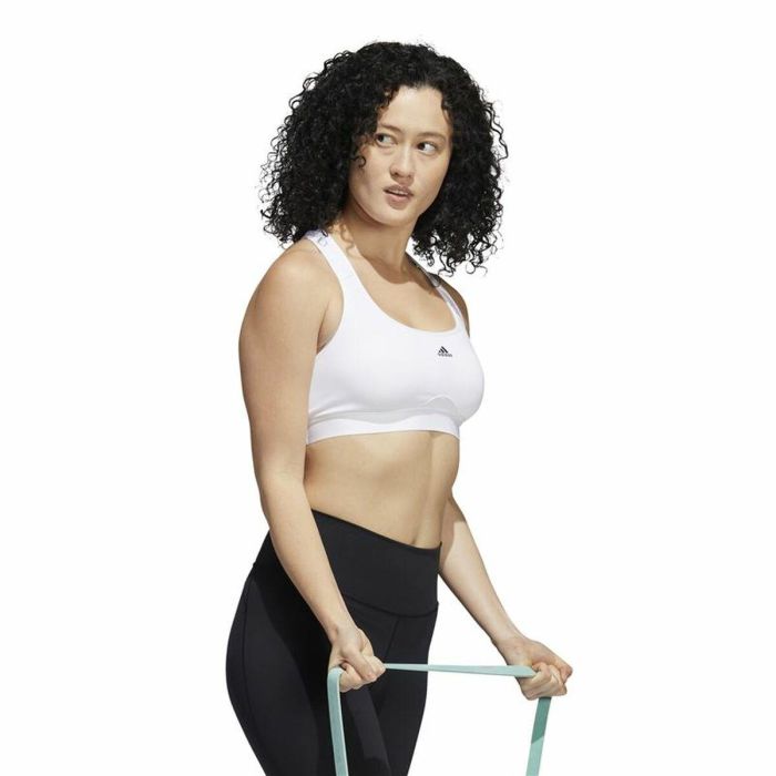 Sujetador Deportivo Adidas Pwr Ms Pd Blanco XS 3