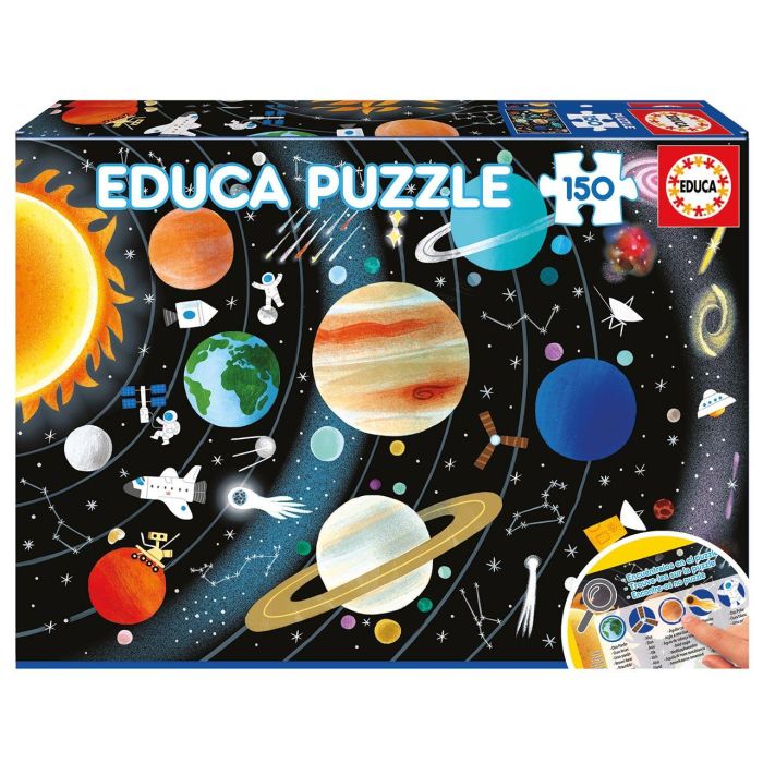 Educa 19584 Puzzle Sistema Solar 150 piezas con lámina incluida 48x34 cm +6 años 1 Educa 19584 Puzzle Sistema Solar 150 piezas con lámina incluida 48x34 cm +6 años 1