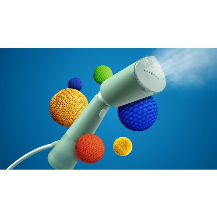 Philips STH5010/70 Vaporizador de Mano para Ropa 1300W, Cocción al Vapor Vertical y Flujo Continuo, Color Verde 3 Philips STH5010/70 Vaporizador de Mano para Ropa 1300W, Cocción al Vapor Vertical y Flujo Continuo, Color Verde 3