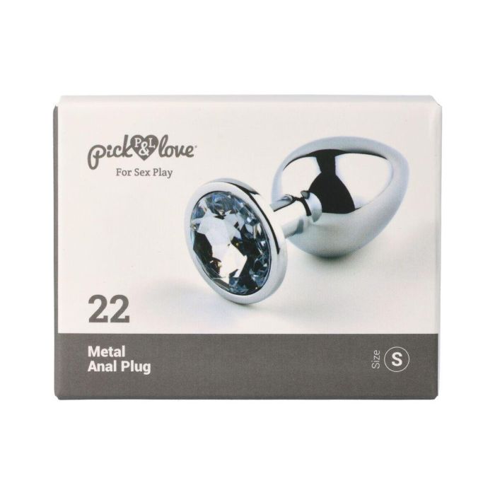Plug Anal Pick&Love Nº 22 Plateado (7,6 cm) 2