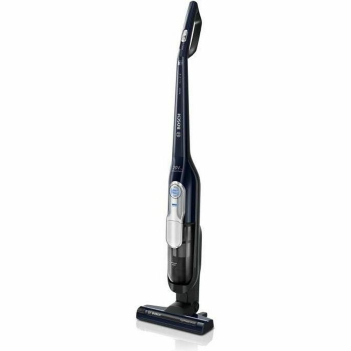 BOSCH BCH85N - Aspirador de varilla recargable Athlet - Baterías Li-on 20V max - Envase de 900 ml - 2 velocidades + turbo - Azul