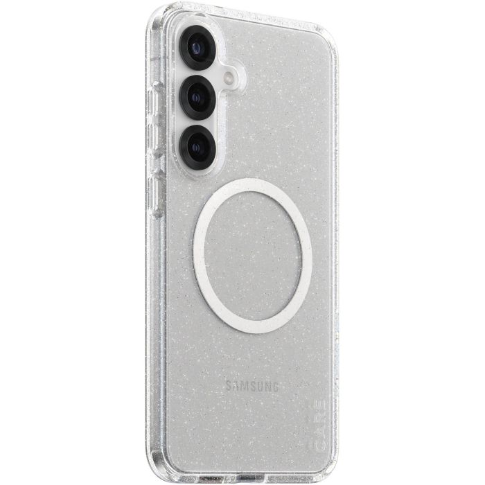 PanzerGlass Care Flagship Case Star Lit para Samsung Galaxy S25 Plus con Carga QI Inalámbrica - Blanco