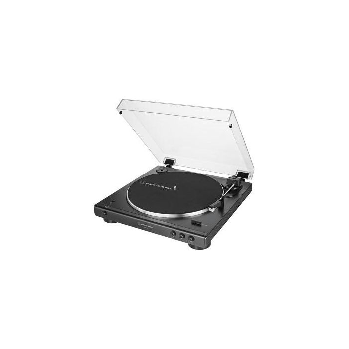 Audio-Technica AT-LP60XBTBK Tocadiscos Bluetooth Totalmente Automático con Pre-amplificador de Fono Integrado Negro