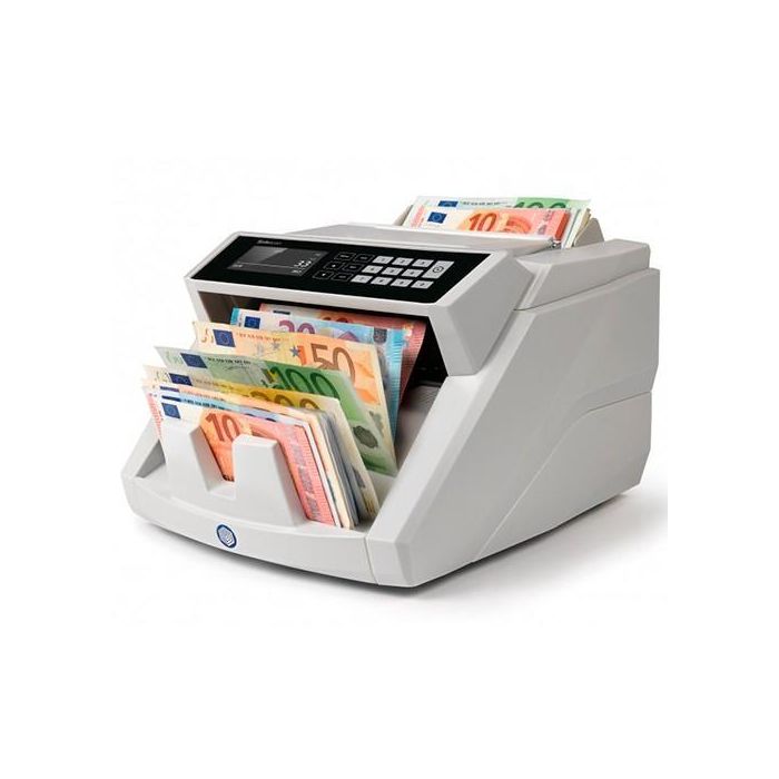Safescan 2465-S Contadora de Valor de Billetes, Conteo Rápido y Fiable hasta 1000 Billetes/Min