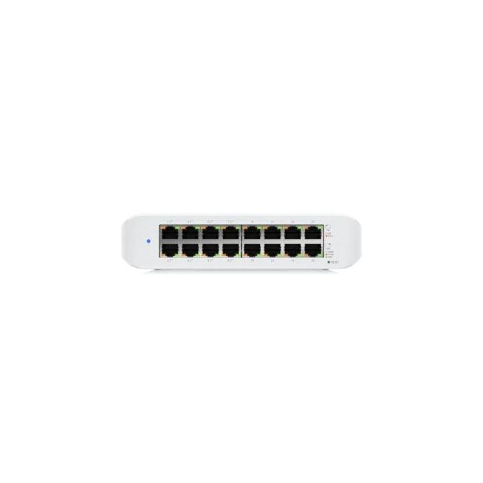 Ubiquiti 16 x Gigabit LAN (8 x PoE), Layer 2, 16 Gbps, 1.2 kg, White 1 Ubiquiti 16 x Gigabit LAN (8 x PoE), Layer 2, 16 Gbps, 1.2 kg, White 1