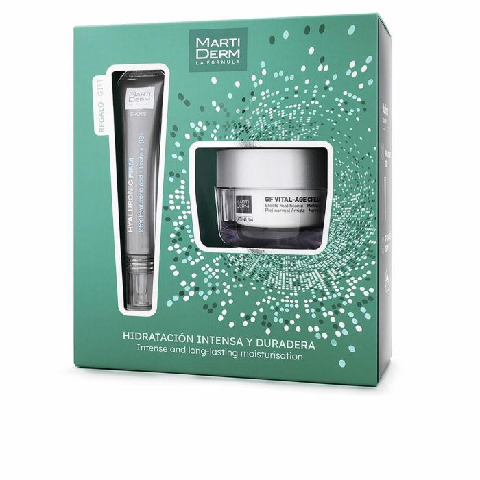 Martiderm Platinum GF Vital Age Hidratación Intensa y Duradera Estuche 2 piezas - Crema 50 ml + Sérum 20 ml para pieles normales y mixtas