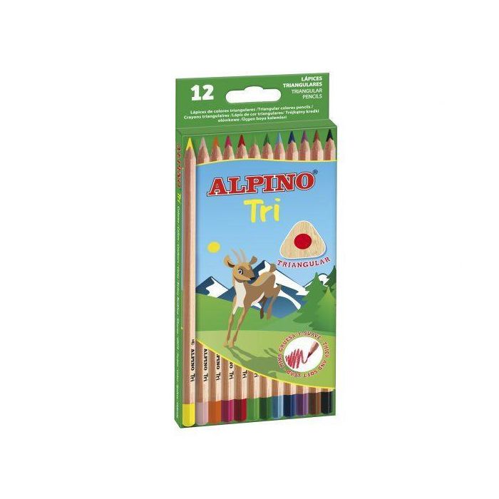 Alpino Lápices De Colores Tri 175 mm C-Surtidos Estuche 12 Ud Alpino Lápices De Colores Tri 175 mm C-Surtidos Estuche 12 Ud