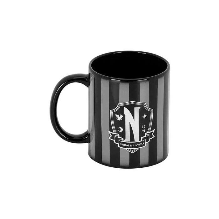 Karactermania Taza Miércoles Original Cerámica 9,5x13x7,8 cm Ideal para Bebidas Calientes en Caja Regalo 7